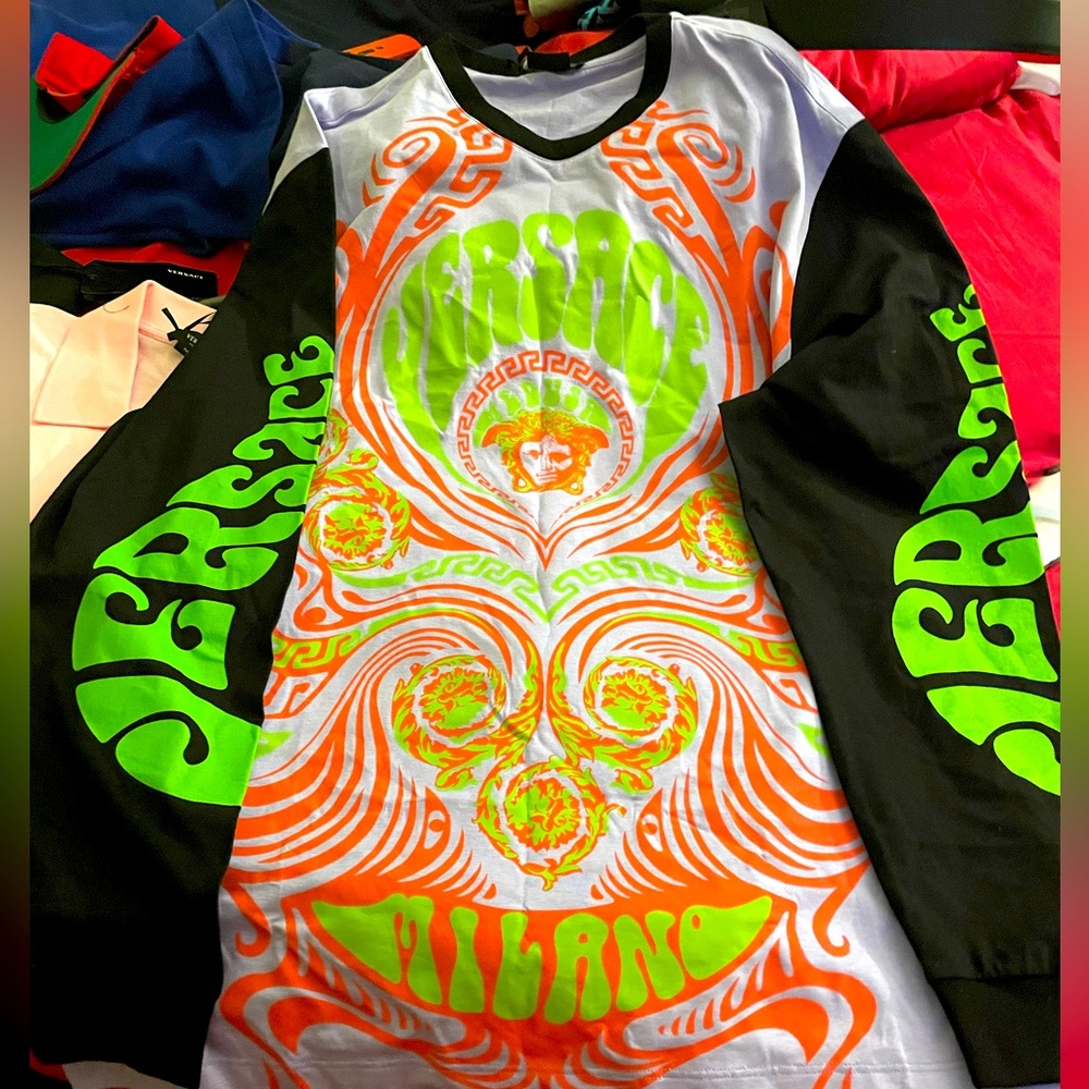 Versace long sleeve tee size large BNWT